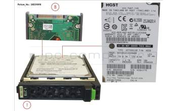 Fujitsu HD SAS 6G 1.2TB 10K HOT PL 2.5\' EP pour Fujitsu Primergy RX4770 M1