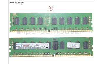 Fujitsu 8GB (1X8GB) 1RX4 DDR4-2133 R ECC pour Fujitsu Primergy RX2560 M1