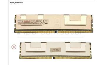 Fujitsu 64GB (1X64GB) 4RX4 DDR4-2133 LR ECC pour Fujitsu Primergy RX2560 M1