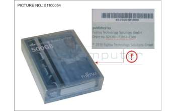 Fujitsu RDX CARTRIDGE 500GB/1000GB pour Fujitsu Primergy RX300 S8