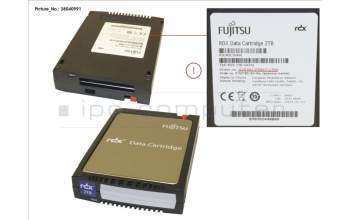 Fujitsu RDX MEDIUM 2TB pour Fujitsu Primergy TX2550 M4