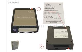 Fujitsu RDX CARTRIDGE 3TB pour Fujitsu Primergy TX2550 M4
