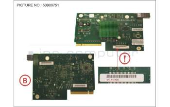 Fujitsu PY FC MEZZ CARD 8GB 2 PORT (MC-FC82E) pour Fujitsu Primergy BX2560 M2
