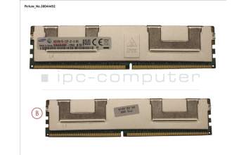 Fujitsu 64GB (1X64GB)4RX4 DDR4-2133 LR ECC pour Fujitsu Primergy RX4770 M2