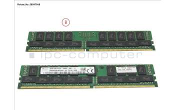 Fujitsu 32 GB DDR4 2400 MHZ PC4-2400T-R RG ECC pour Fujitsu Primergy RX4770 M3