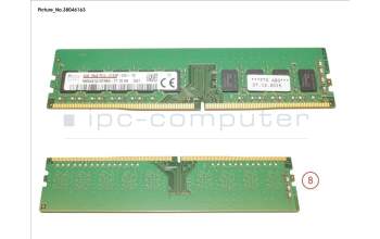 Fujitsu 4GB (1X4GB) 1RX8 DDR4-2133 U ECC pour Fujitsu Primergy RX1330 M2