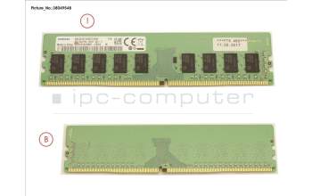 Fujitsu 8GB (1X8GB) 1RX8 DDR4-2400 U ECC pour Fujitsu Primergy TX1320 M3