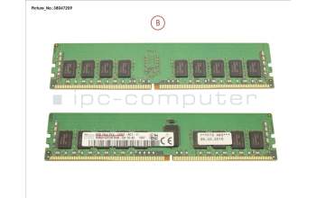Fujitsu 8GB (1X8GB) 1RX4 DDR4-2400 R ECC pour Fujitsu Primergy BX2580 M2
