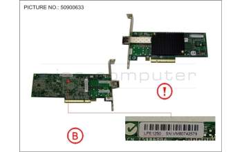 Fujitsu FC CTRL 8GBIT/S LPE1250 MMF LC FH pour Fujitsu Primergy RX4770 M3