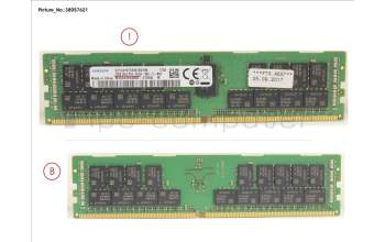 Fujitsu 32GB (1X32GB) 2RX4 DDR4-2666 R ECC pour Fujitsu Primergy RX2540 M4