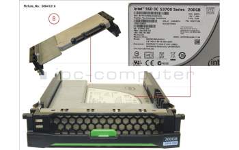 Fujitsu SSD SATA 6G 200GB MAIN 3.5\' H-P EP pour Fujitsu Primergy TX2540 M1