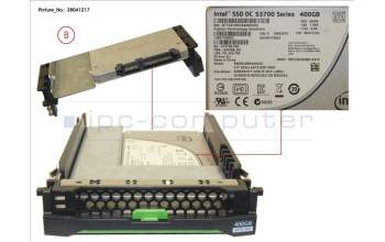 Fujitsu SSD SATA 6G 400GB MAIN 3.5\' H-P EP pour Fujitsu Primergy RX300 S8