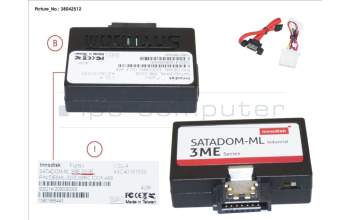 Fujitsu SSD SATA 6G 32GB DOM N H-P pour Fujitsu Primergy RX2530 M2