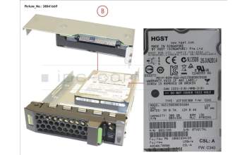 Fujitsu HD SAS 12G 300GB 15K HOT PL 3.5\' EP pour Fujitsu Primergy RX1330 M2