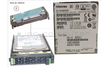 Fujitsu HD SAS 6G 300GB 15K HOT PL 2.5\' EP pour Fujitsu Primergy CX2550 M2