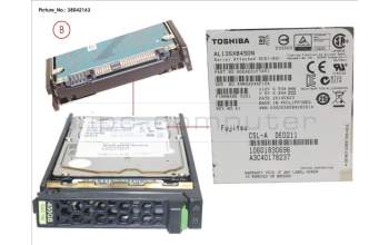 Fujitsu HD SAS 6G 450GB 15K HOT PL 2.5\' EP pour Fujitsu Primergy CX2550 M2