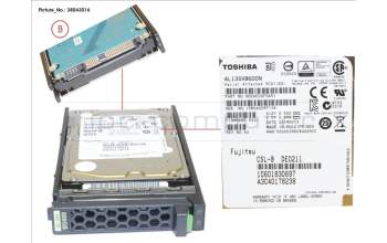 Fujitsu HD SAS 6G 600GB 15K HOT PL 2.5\' EP pour Fujitsu Primergy CX2550 M2