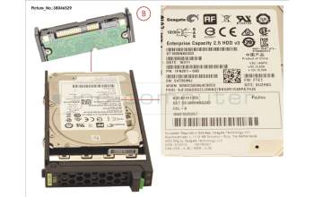 Fujitsu Fujitsu HD SAS 12G 1TB 7.2K HOT PL 2.5 BC 512e pour Fujitsu Primergy RX1330 M3