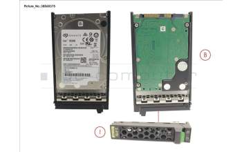 Fujitsu HD SAS 12G 2.4TB 10K 512E SED H-PL 2.5\' pour Fujitsu Primergy TX1330 M4