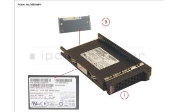 Fujitsu SSD SATA 6G 120GB MLC HP SFF EP MAIN 3.6 pour Fujitsu Primergy CX2550 M2