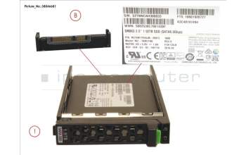 Fujitsu SSD SATA 6G 1920GB MLC HP SFF EP MAIN 3. pour Fujitsu Primergy RX2530 M2