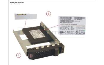 Fujitsu SSD SATA 6G 240GB MIXED-USE 3.5\' H-P EP pour Fujitsu Primergy RX2540 M2