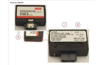 Fujitsu SSD SATA 6G 64GB DOM SLC N H-P pour Fujitsu Primergy RX2540 M2