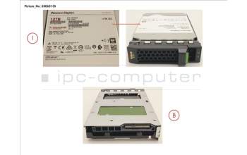 Fujitsu HD SAS 12G 12TB 7.2K 512E SED H-PL 3.5\' pour Fujitsu Primergy RX1330 M4