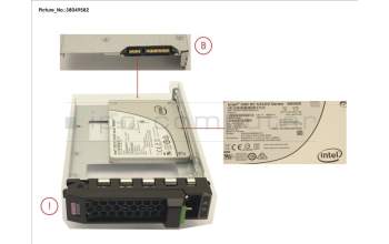 Fujitsu SSD SATA 6G 800GB READ-INT. 3.5\' H-P EP pour Fujitsu Primergy RX2530 M4