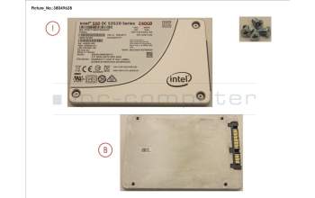Fujitsu SSD SATA 6G 240GB READ-INT. 2.5\' N H-P pour Fujitsu Primergy TX2550 M4