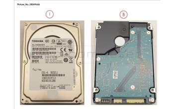 Fujitsu HD SAS 12G 300GB 10K NO HOT PL 2.5\' EP pour Fujitsu Primergy TX2550 M4