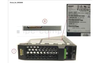 Fujitsu SSD SAS 12G 960GB READ-INT. 3.5\' H-P EP pour Fujitsu Primergy RX2530 M2