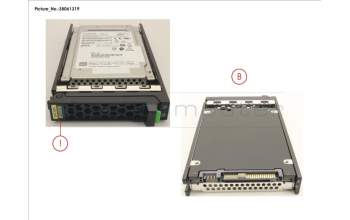 Fujitsu SSD SAS SED 12G 800GB WRITE-INT 2.5\' H-P pour Fujitsu Primergy TX2550 M4
