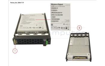 Fujitsu SSD SAS 12G 1.6TB MIXED-USE 2.5\' H-P EP pour Fujitsu Primergy TX255 M5