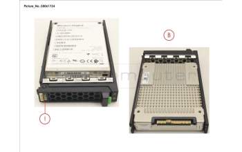 Fujitsu SSD SAS 12G 1.92TB READ-INT. 2.5\' H-P EP pour Fujitsu Primergy RX4770 M4