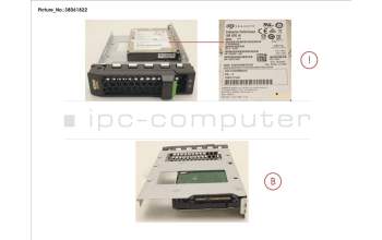 Fujitsu HD SAS 12G 300GB 10K 512N HOT PL 3.5\" EP pour Fujitsu Primergy TX255 M5