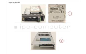Fujitsu HD SAS 12G 600GB 10K 512N HOT PL 3.5\" EP pour Fujitsu Primergy RX2540 M5