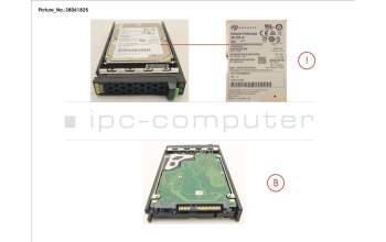 Fujitsu HD SAS 12G 300GB 10K 512N HOT PL 2.5\" EP pour Fujitsu Primergy RX2530 M5