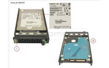 Fujitsu HD SAS 12G 900GB 10K 512N HOT PL 2.5\" EP pour Fujitsu Primergy RX4770 M6
