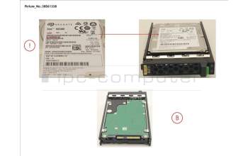 Fujitsu HD SAS 12G 1.2TB 10K 512E HOT PL 2.5\' EP pour Fujitsu Primergy RX4770 M6