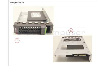 Fujitsu SSD SATA 6G 480GB MIXED-USE 3.5\" H-P EP pour Fujitsu Primergy RX2540 M4