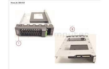 Fujitsu SSD SATA 6G 960GB MIXED-USE 3.5\" H-P EP pour Fujitsu Primergy RX2540 M4