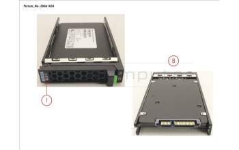 Fujitsu SSD SATA 6G 1.92TB MIXED-USE 2.5\" H-P EP pour Fujitsu Primergy CX2570 M5