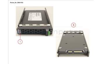 Fujitsu SSD SATA 6G 240GB MIXED-USE 2.5\" H-P EP pour Fujitsu Primergy CX2550 M6