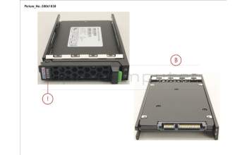 Fujitsu SSD SATA 6G 960GB MIXED-USE 2.5\" H-P EP pour Fujitsu Primergy CX2570 M5