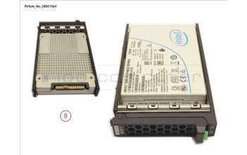 Fujitsu SSD PCIE3 1.6TB MIXED-USE 2.5\" H-P EP pour Fujitsu Primergy RX4770 M6