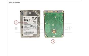 Fujitsu HD SATA 6G 2TB 7.2K 512E HOT PL 2.5\" BC pour Fujitsu Primergy GX2460 M1