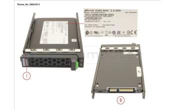 Fujitsu SSD SATA 6G 240GB MU SFF SLIM pour Fujitsu Primergy TX1330 M4