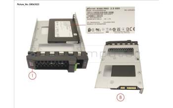 Fujitsu SSD SATA 6G RI 960GB IN LFF SLIM pour Fujitsu Primergy RX2530 M5