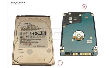 Fujitsu S26391-F2225-L101 HDD 1TB SATA S3 5.4K 2.5\' 4K-AF